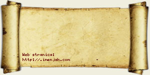 Jagoda Srdanović vizit kartica